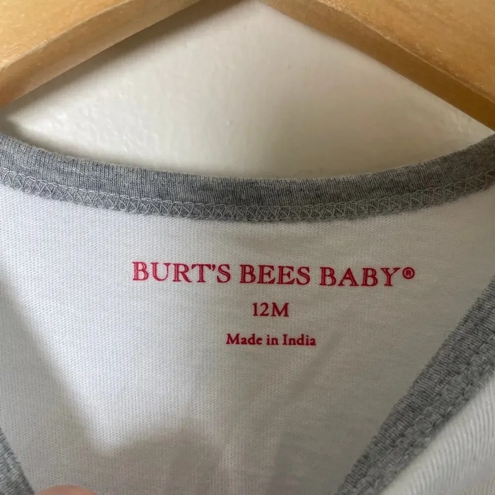 Burt's Bees Baby Ombre' Ruffle Dress 12M